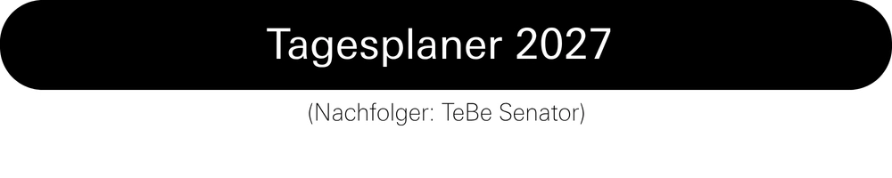Tagesplaner 2027 Bethge